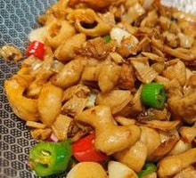 Spicy Pork Intestines with Dried Chili