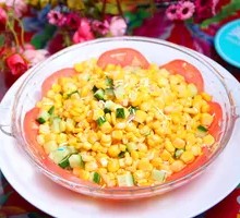 Three-Color Corn Kernels