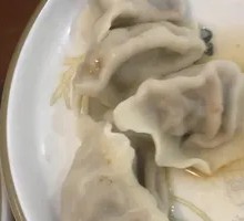 Pork and scallion dumplings