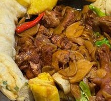 Spicy Braised Chicken and Pork Rib Pot