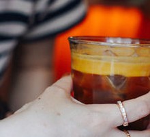 Milk Foam Iced Americano