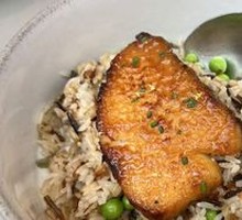 Grilled Cod with XO Sauce Wild Rice