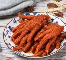 Braised Chicken Feet with Tiger Skin