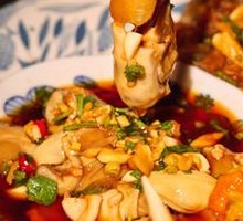 Raw-marinated Oysters