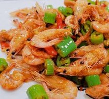 Stir-fried River Shrimp