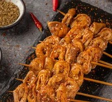 Charcoal-Grilled Pig Intestines