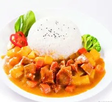 Beef and Potato Rice Bowl