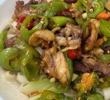Spicy Pork with Knife-Cut Noodles