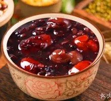 Black Rice Longan Porridge
