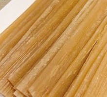 Spinach宽粉 with Enoki Mushrooms