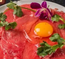 Tender Beef with Egg Custard