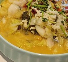 Spicy Sour Fish in Golden Soup