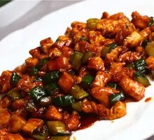 Stir-Fried Chicken with Sauce Rice