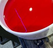 Fresh Duck Blood from the Slaughterhouse