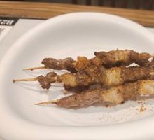 Mutton Skewers with Green Herbs