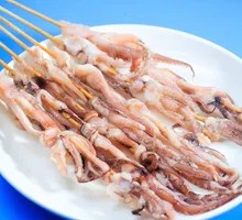 Squid Tentacle Skewers