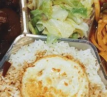 Pork trotter rice