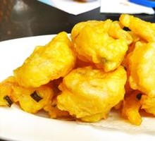 Golden Garlic Fried Shrimp
