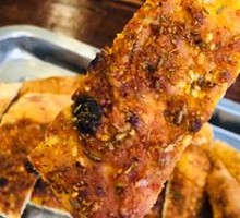 Naan Wrapped Grilled Meat