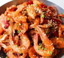 Spicy Stir-Fried Prawns