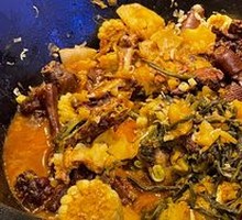 Stewed Goose in Iron Pot