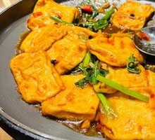 Sizzling Tofu with Oozing Center