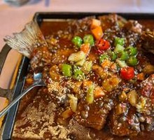 Braised Sea Bass with Iron Hoe