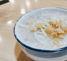 Egg Custard Rice Porridge with Pork