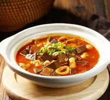 Hot Pot Blood Sausage and Intestines