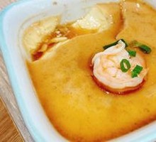 Steamed Shrimp and Egg Custard