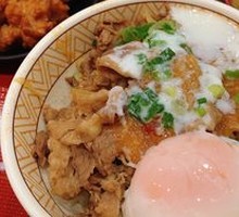 Hot Spring Egg Beef Bowl