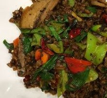 Preserved Vegetable Sliced Pork Stir-fry