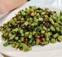 Minced Pork with Green Beans and Preserved Vegetable