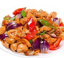 Stir-fried Pig Intestines Rice Bowl