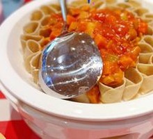 Five-Tomato Sauce over Buckwheat Noodles