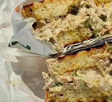 Tuna Grilled Cheese Bagel Sandwich