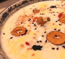 Egg Milk Sweet Rice Wine Porridge