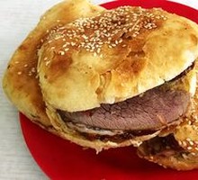 Beef-filled flatbread