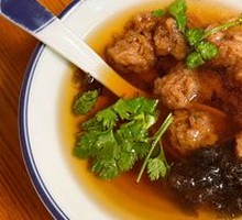 Seaweed Dumpling Soup