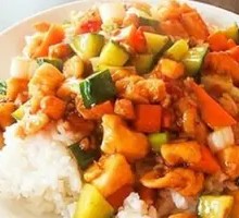 Kung Pao Chicken Rice Bowl