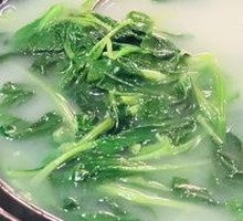 Chicken Soup with Chicken Greens