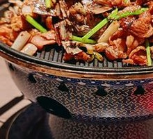 Grilled Lamb on Hot Plate