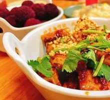 Stir-fried fermented tofu with bean curd