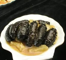 Braised Sea Cucumber with Green Onion