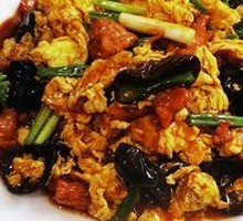 Sour Stir-Fried Egg with Wood Ear Mushrooms