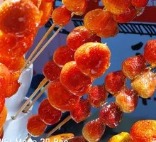 Large Strawberry Candy Apples