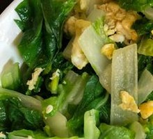 Egg and Bok Choy Stir-Fry