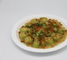 Garlic Vermicelli Steamed Loofah