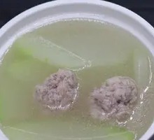 Winter Melon and Pork Dumpling Soup