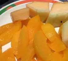 Mango Peach Yogurt Fruit Mix
